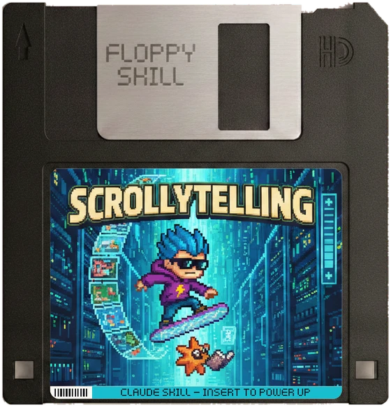 Scrollytelling floppy