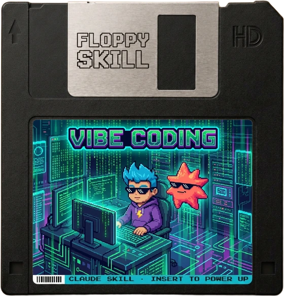 Vibe Coding floppy