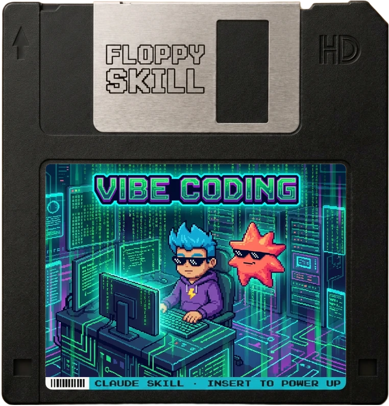 Vibe Coding floppy